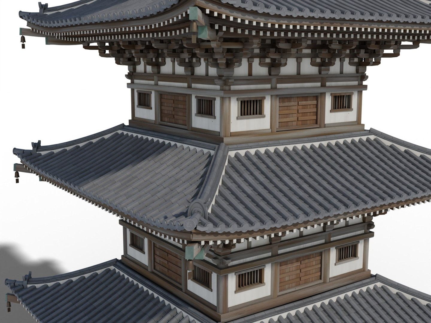 Japanese Five Story Pagoda - Edo Period Buddhist Gojunoto PBR 3D https://p.turbosquid.com/ts-thumb/PY/Z08q2t/d6/03_pagoda_03_detalle_aleros/jpg/1792618534/1920x1080/fit_q87/362eccf8fbe8b7052432f2ff1d9625a88874d673/03_pagoda_03_detalle_aleros.jpg