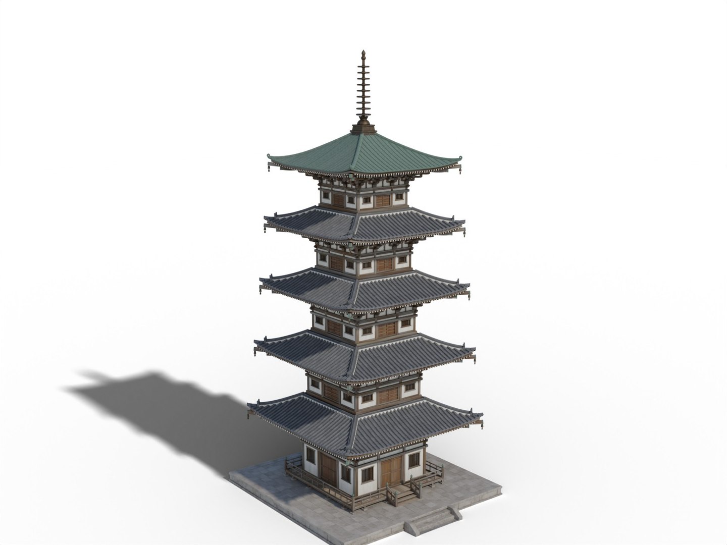 Japanese Five Story Pagoda - Edo Period Buddhist Gojunoto PBR 3D https://p.turbosquid.com/ts-thumb/PY/Z08q2t/hS/18_pagoda_18_tres_cuartos/jpg/1792618654/1920x1080/fit_q87/2cd28c031ebcf7f2d9fb9d6b7bc66de2e1baf711/18_pagoda_18_tres_cuartos.jpg