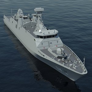 frigate sigma class 3d max