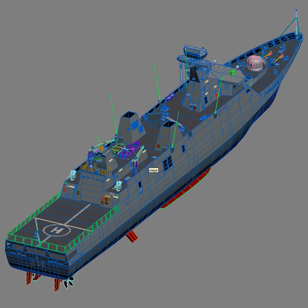 Frigate Sigma Class 3d Max