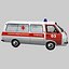 Soviet and Latvian Ambulance RAF 22031