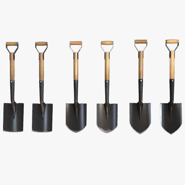 3ds max short miner s shovels