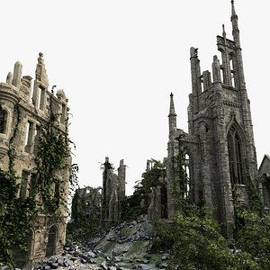 Medieval Ruined Town 01