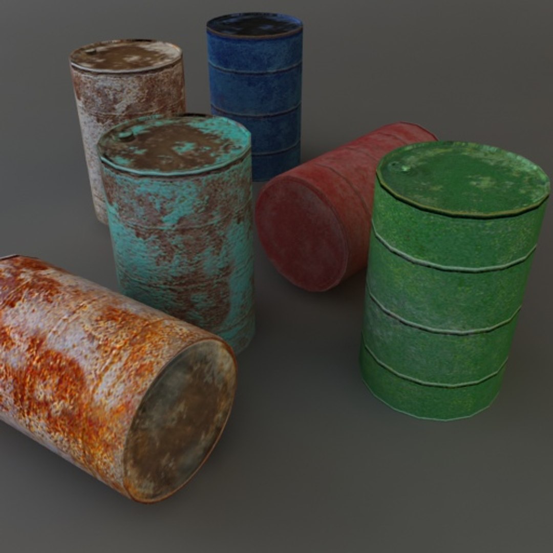 3d model old metal barrels https://p.turbosquid.com/ts-thumb/PY/laYVGV/pGtcnW7o/barells00a/jpg/1244481434/1920x1080/fit_q87/bb46fbc4b19afbb1c308aadeffaf04077ab2e973/barells00a.jpg