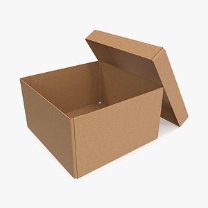 Cardboard box 07 3D model