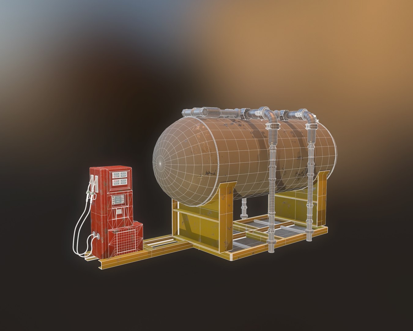 Gas Pump 3D Model - TurboSquid 1937257
