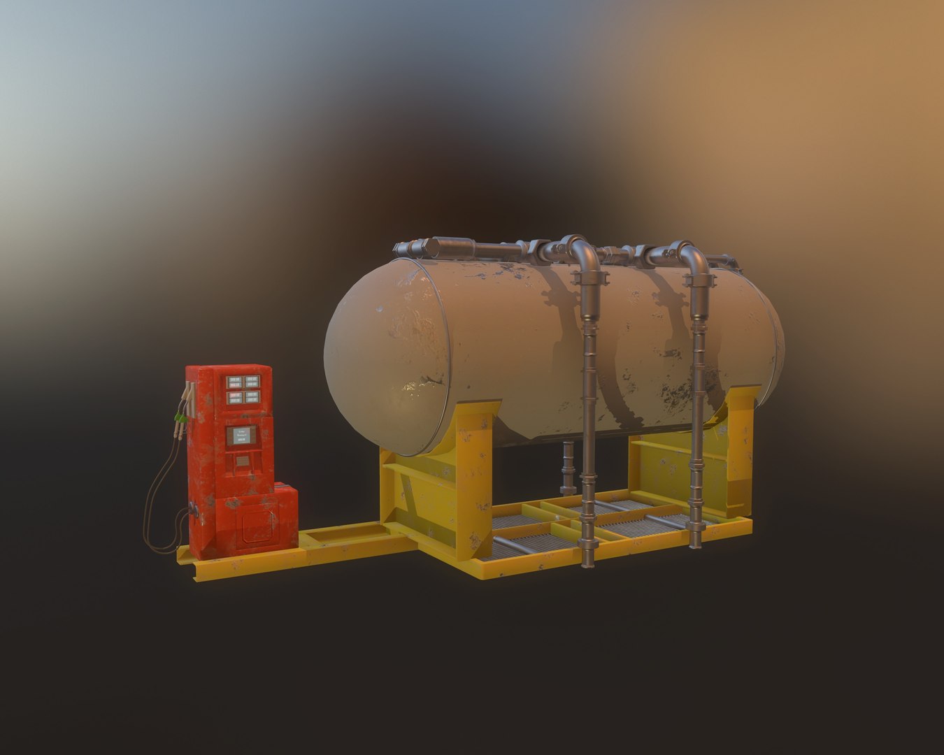 Gas Pump 3D Model - TurboSquid 1937257