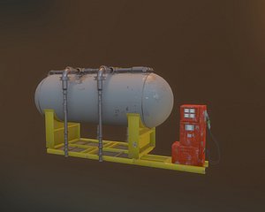 Gas Pump 3D model