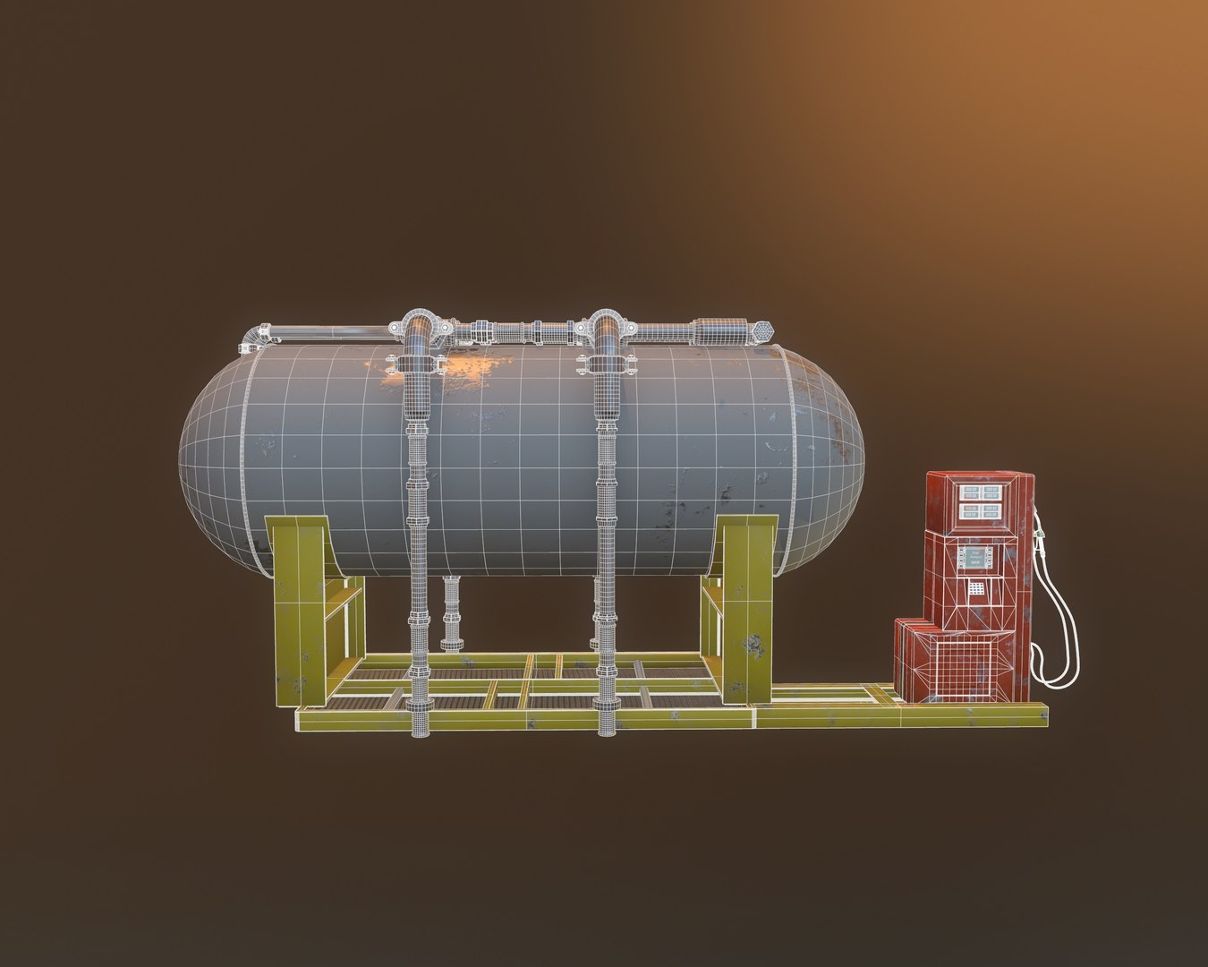 Gas Pump 3D Model - TurboSquid 1937257