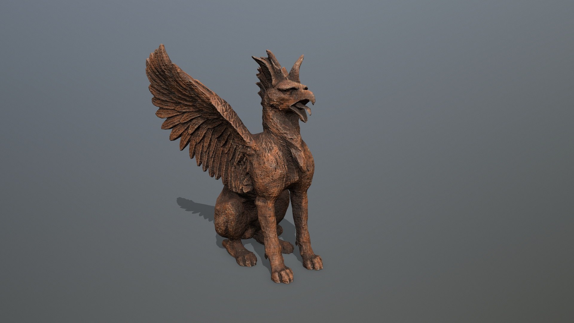3D Statue Creature - TurboSquid 2077108