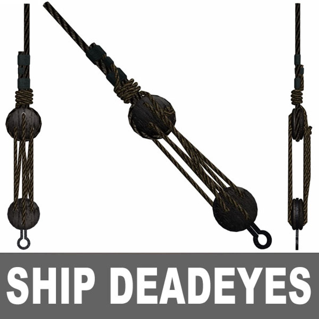 Ship Deadeyes 3d Model