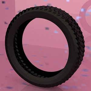 3D road tire model