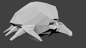 3D cloverfield space ship model