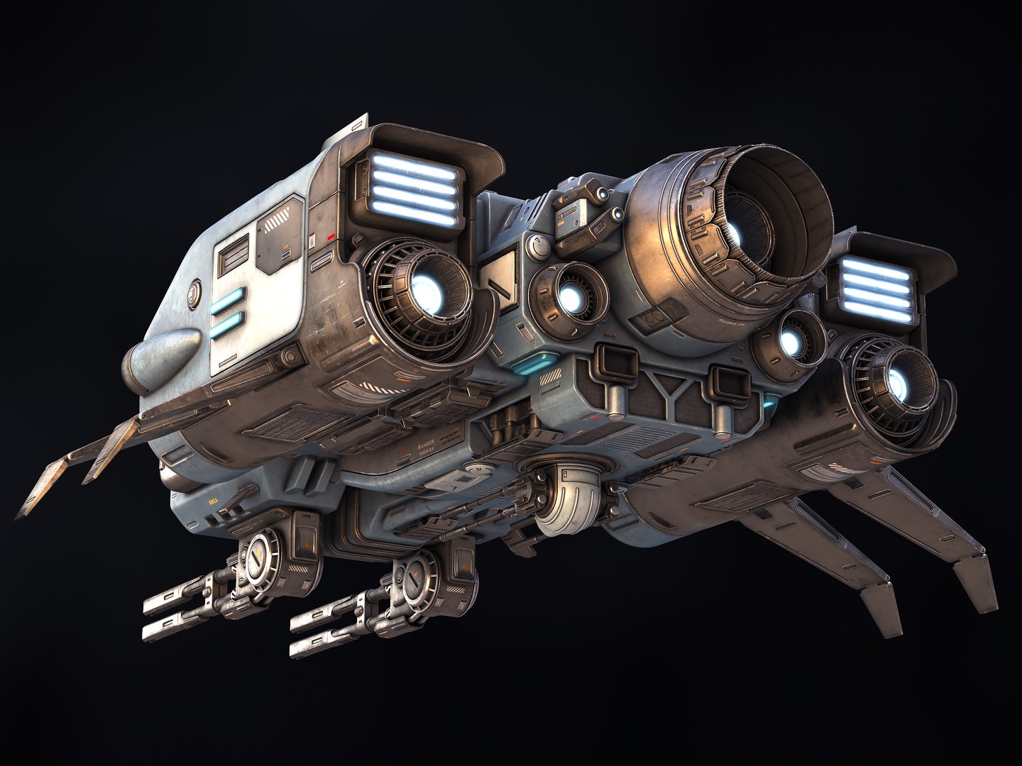 3D ranger spaceship - TurboSquid 1531889