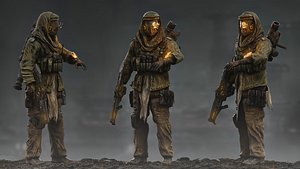 Sci Fi Terrorist 3D model