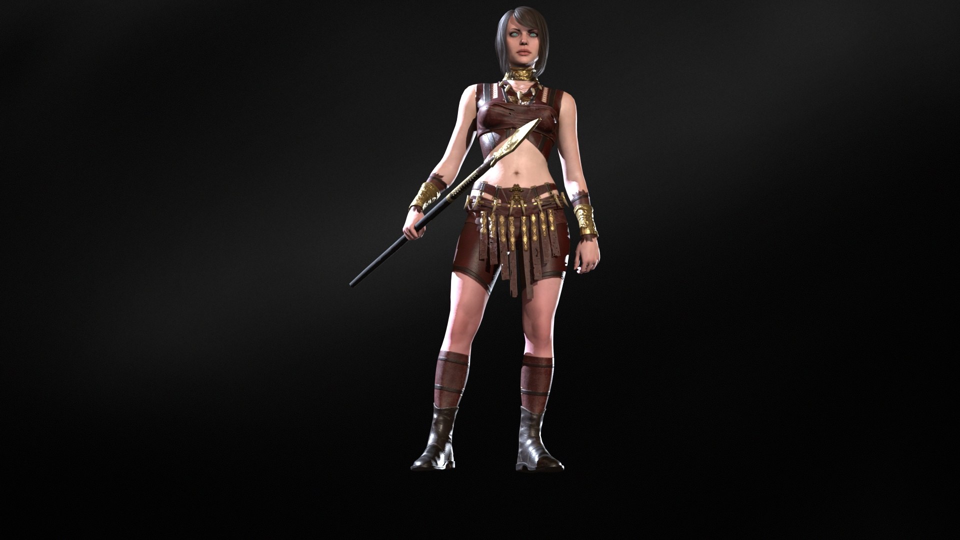Defender Girl 3 3D Model - TurboSquid 2166966