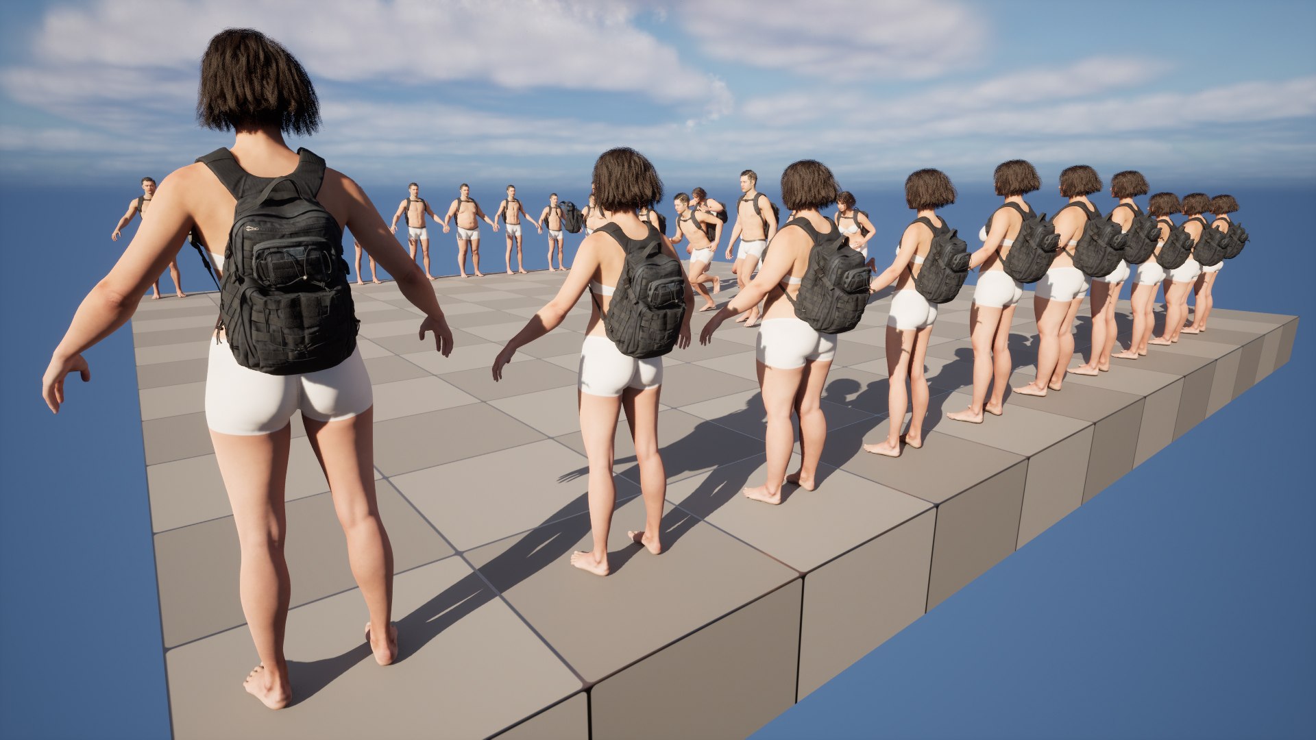 3D Backpack 112 - All MH Bodies UE5 Skeletons - Rigged Model ...