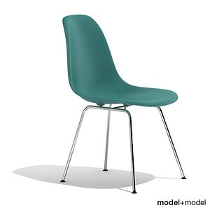 3d model eames plastic chair dsx