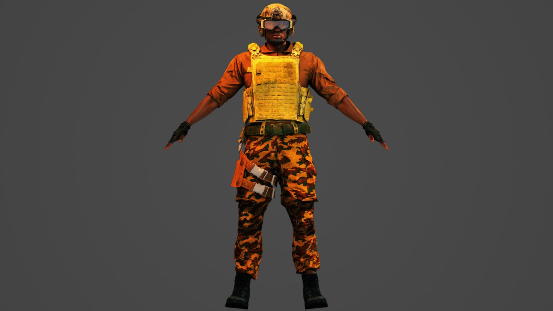 African American Military Mercenary Soldier 3D model https://p.turbosquid.com/ts-thumb/PZ/8O63kw/Tw/1_00000/jpg/1782235768/1920x1080/fit_q87/02e50371dd68c3dbf2e3645668f7c70d3645951b/1_00000.jpg