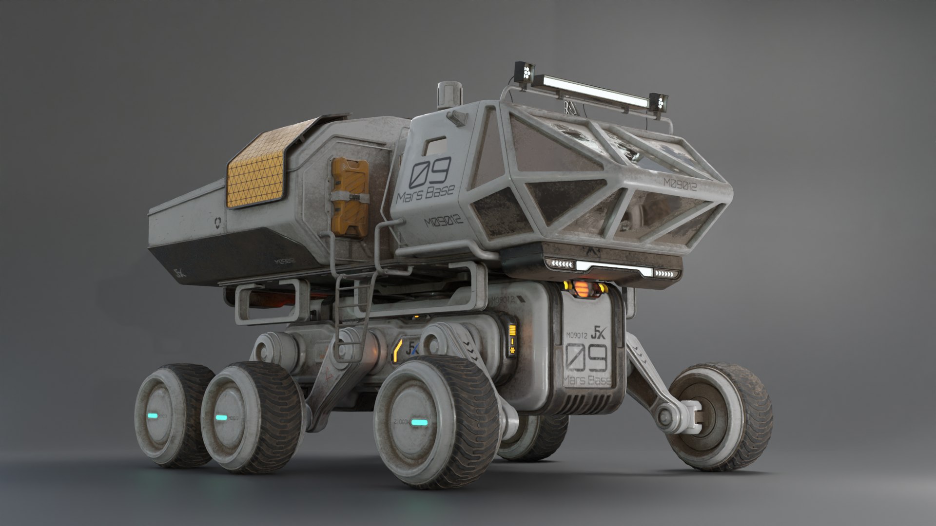 3D Pbr-Mars Rover Series - Trucks Model - TurboSquid 2434344