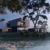 Modern beach villa Lumion n Revit free basic furniture