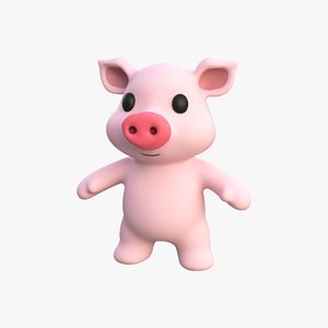 Little animal baby - Pig cute - Animated