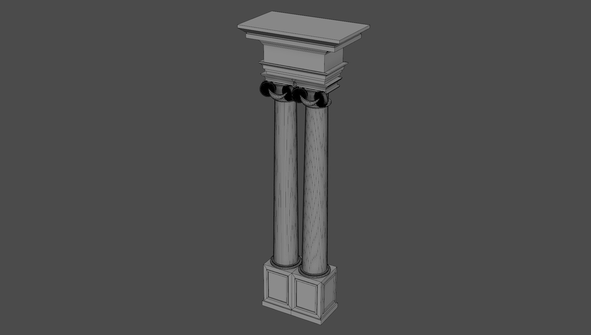 Free Classic Doble Columns 3D - TurboSquid 2522742