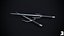 3D melee weapons model