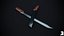 3D melee weapons model