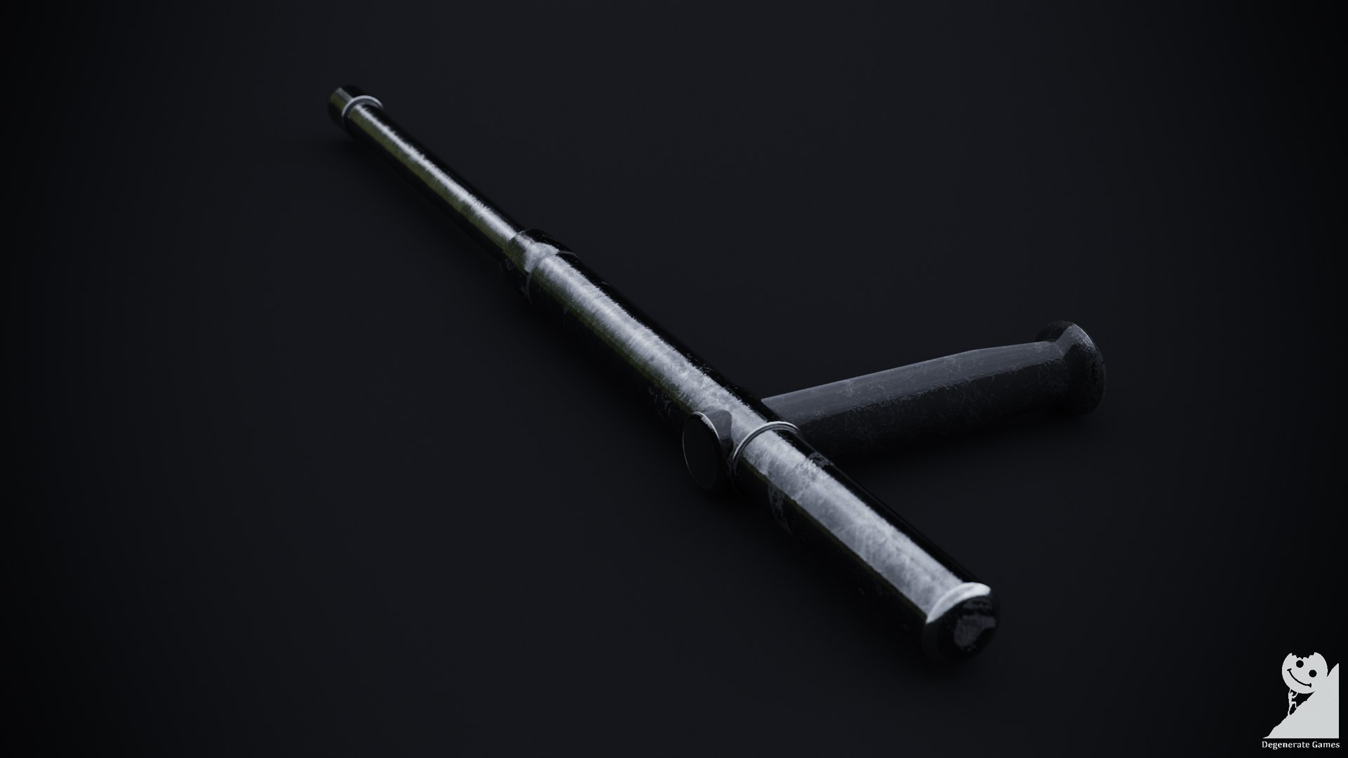 3D melee weapons model https://p.turbosquid.com/ts-thumb/PZ/TYDaWE/IM/baton2/png/1605225248/1920x1080/fit_q87/ead7bbcd618a29519a9d880a3efda8ceec426436/baton2.jpg