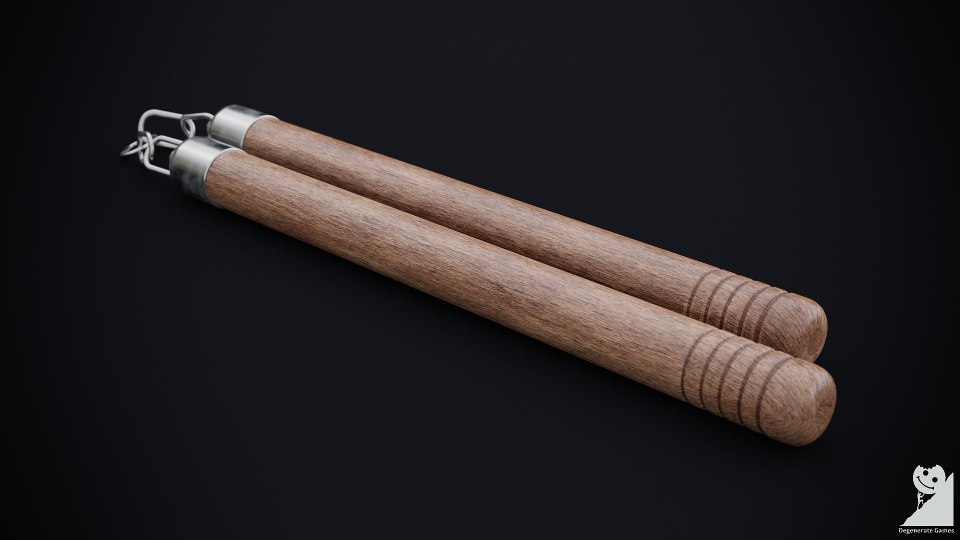 3D melee weapons model https://p.turbosquid.com/ts-thumb/PZ/TYDaWE/SJ/nunchuckas5/png/1605225903/1920x1080/fit_q87/ec0e24d4d96b39c69f1ac5eababbe454c26d2cd2/nunchuckas5.jpg