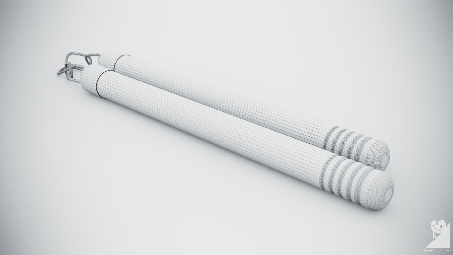 3D melee weapons model https://p.turbosquid.com/ts-thumb/PZ/TYDaWE/VR/wireframenunchucks/png/1605225903/1920x1080/fit_q87/ad7316016352da3ec00bb15f9d941bb53d6cc2c4/wireframenunchucks.jpg