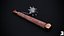 3D melee weapons model