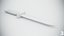 3D melee weapons model