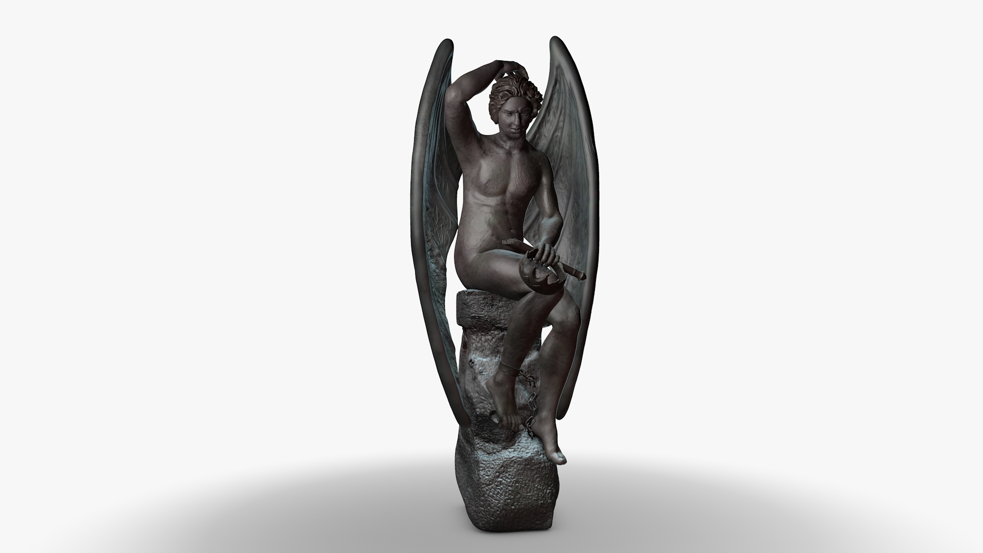 3D Lucifer Statue - TurboSquid 1929585