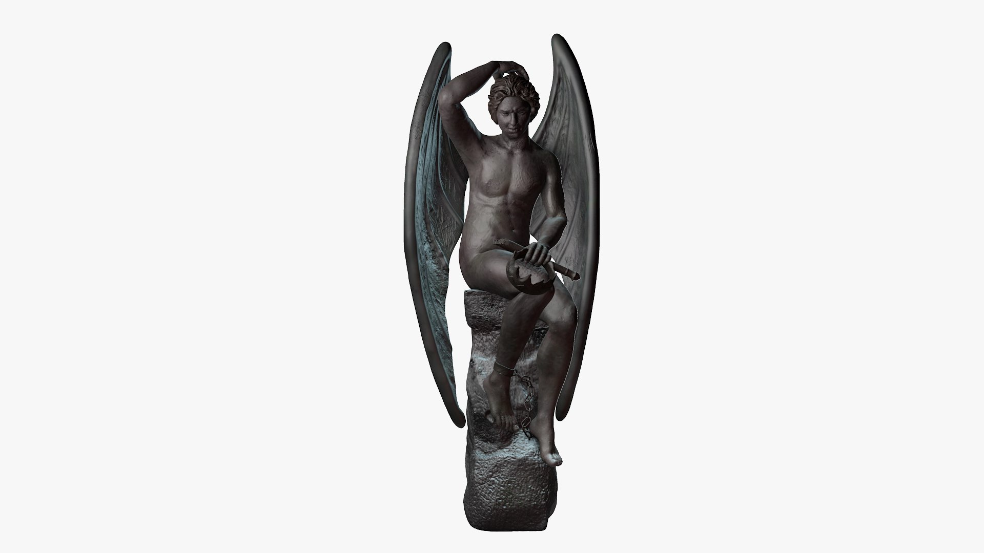 3D Lucifer Statue TurboSquid 1929585   First 