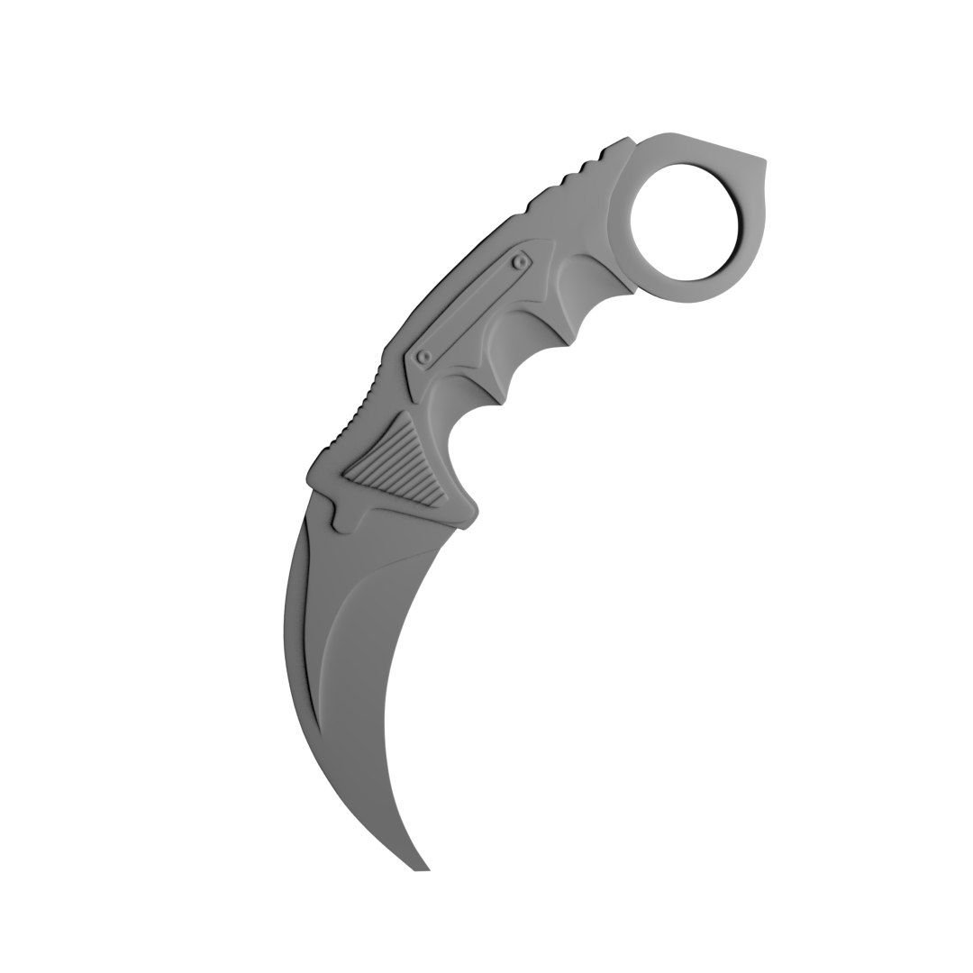 Knife arm 3D model - TurboSquid 1535285