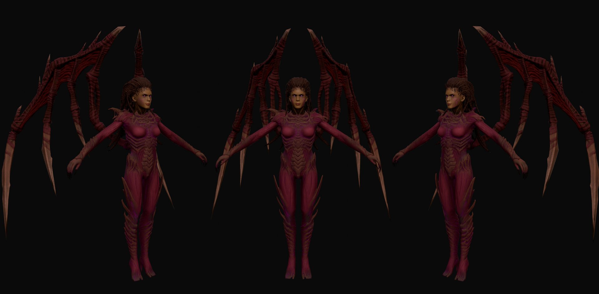 kerrigan starcraft rigged animations 3D model https://p.turbosquid.com/ts-thumb/PZ/YonlVb/3GC3Z5vl/ericribekerrifoto1/jpg/1530587647/1920x1080/fit_q87/310b2f3cca162928672b517ec14d7e80ec0288eb/ericribekerrifoto1.jpg