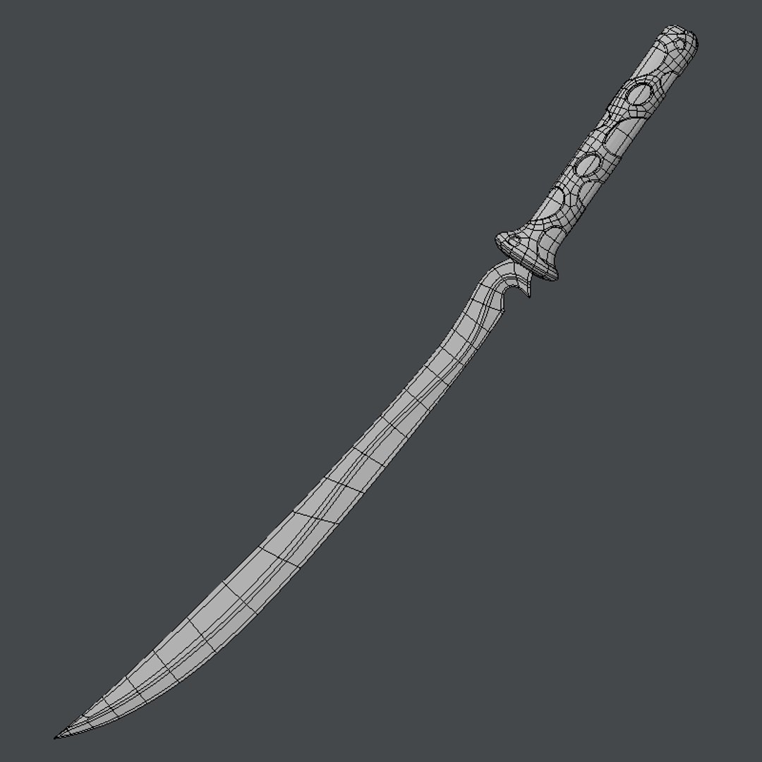 Fantasy Sword 3d Model