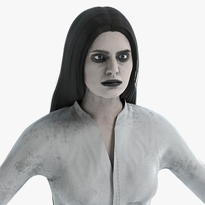3D female ghost model