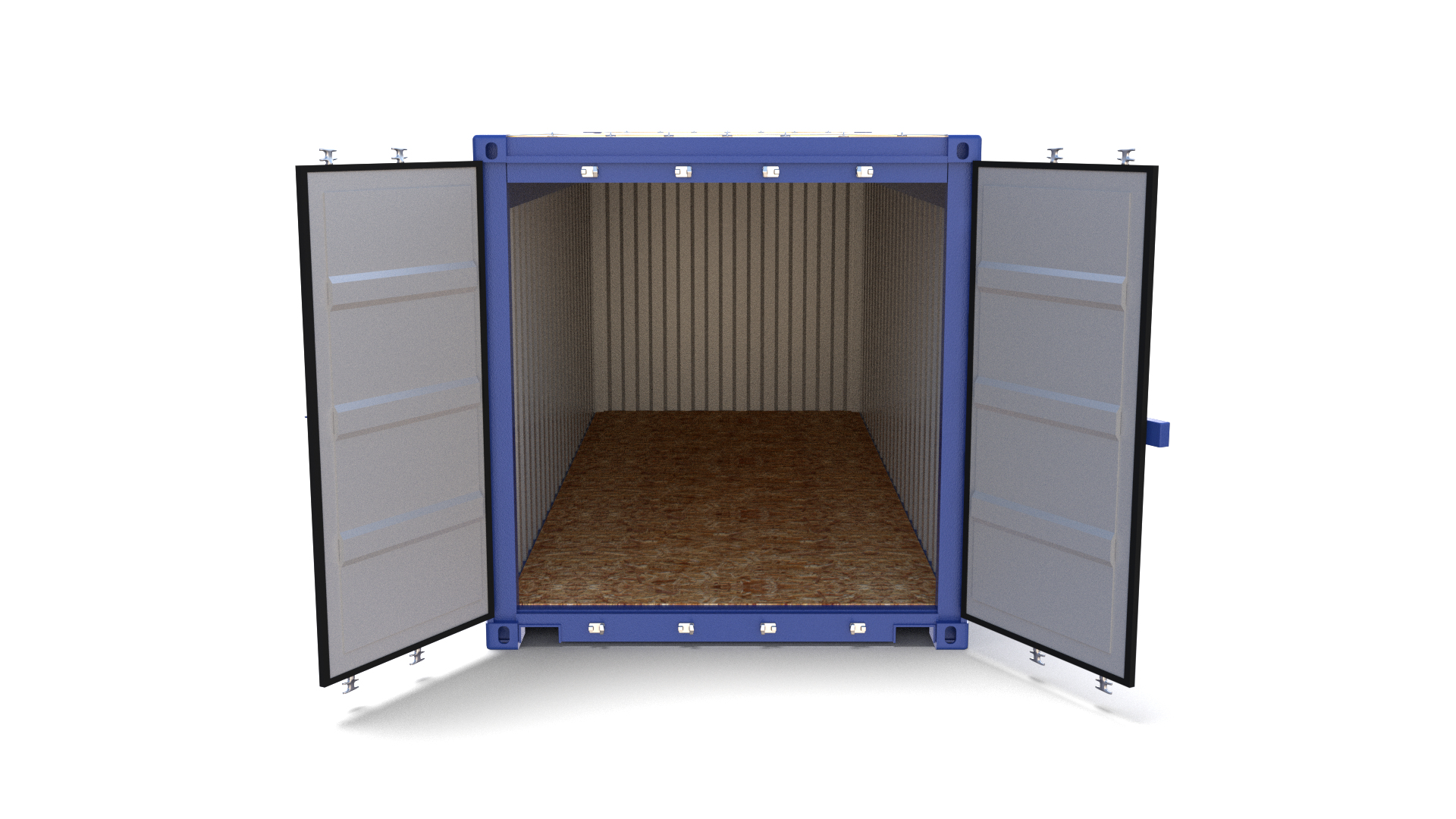 20ft Shipping Container Open Model - TurboSquid 1324842