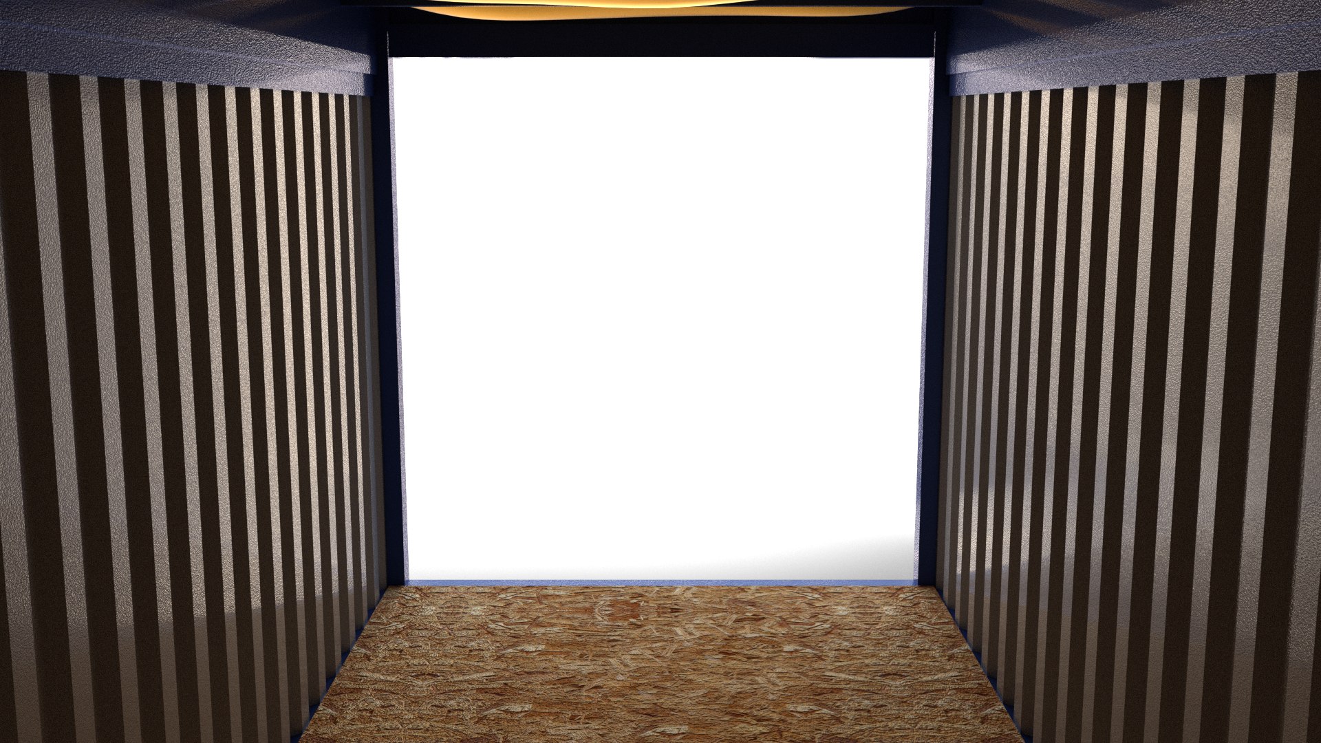 20ft Shipping Container Open Model - TurboSquid 1324842