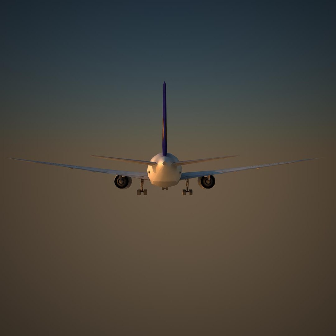 3d Model Boeing 787-9 Dlh