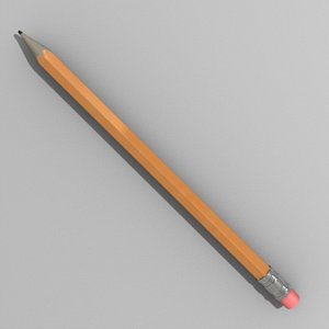 pencil 3d model