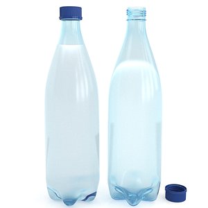 Plastic Water Bottle  v12 3dmodel 3D model