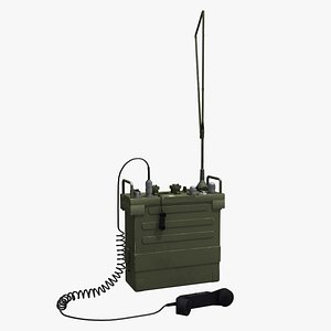 military radio 3d max