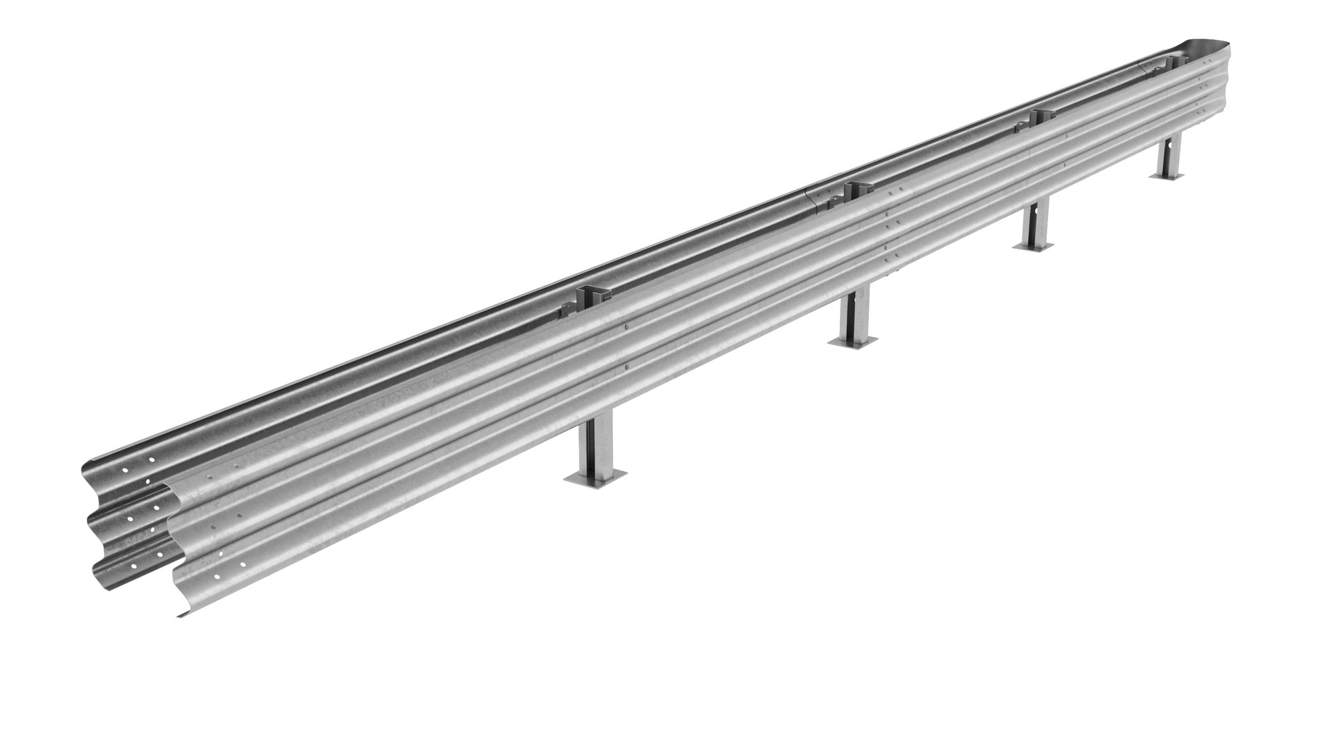 3D Model Road Safety Barrier - TurboSquid 2076313