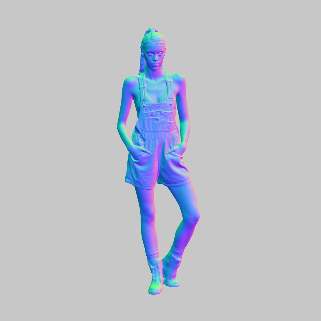 scanned photogrammetry rendering 3d obj