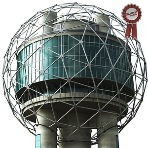3D reunion tower