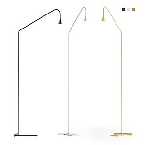 Austere floor lamp